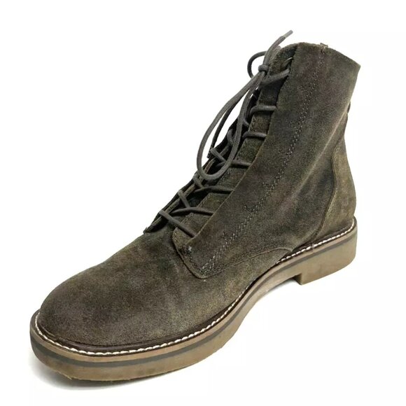 Comfortiva Women's Renny Lace-Up Grey Boots, Size 8.5 M - Picture 2 of 6